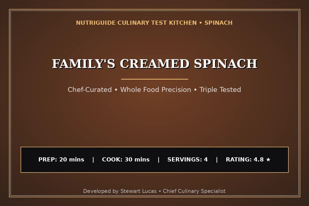 Family'S Creamed Spinach
