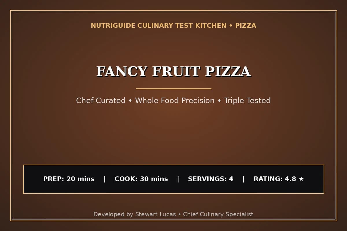 Fancy Fruit Pizza