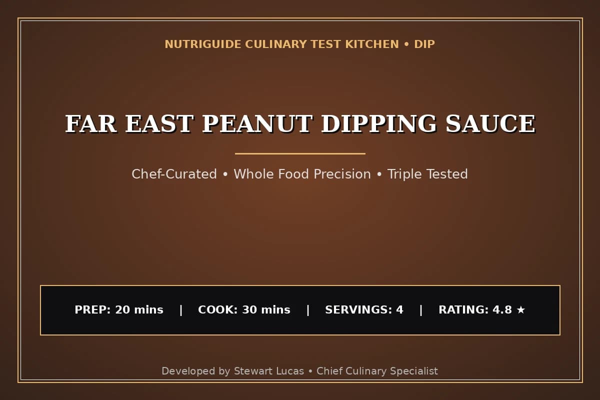 Far East Peanut Dipping Sauce