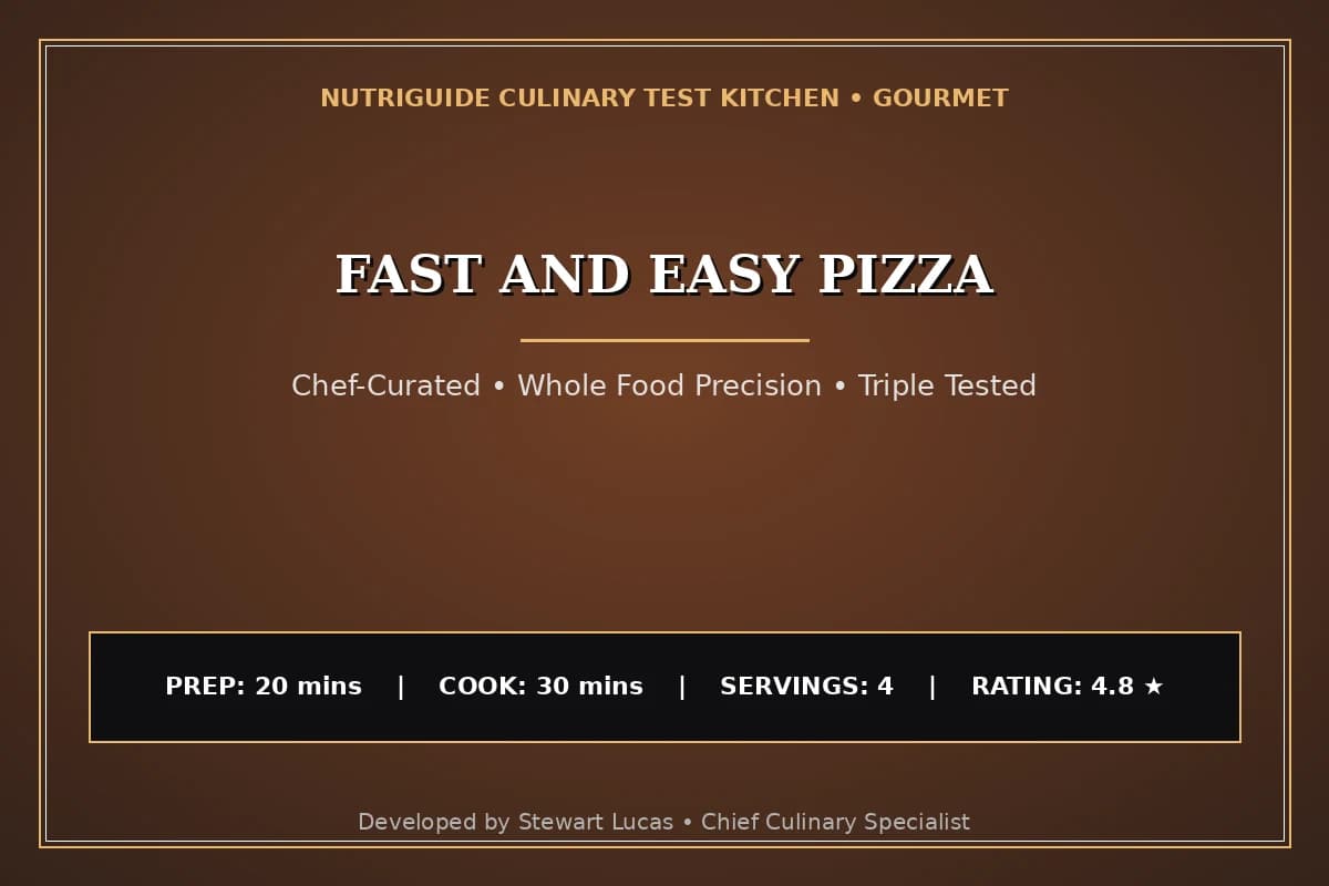 Fast And Easy Pizza