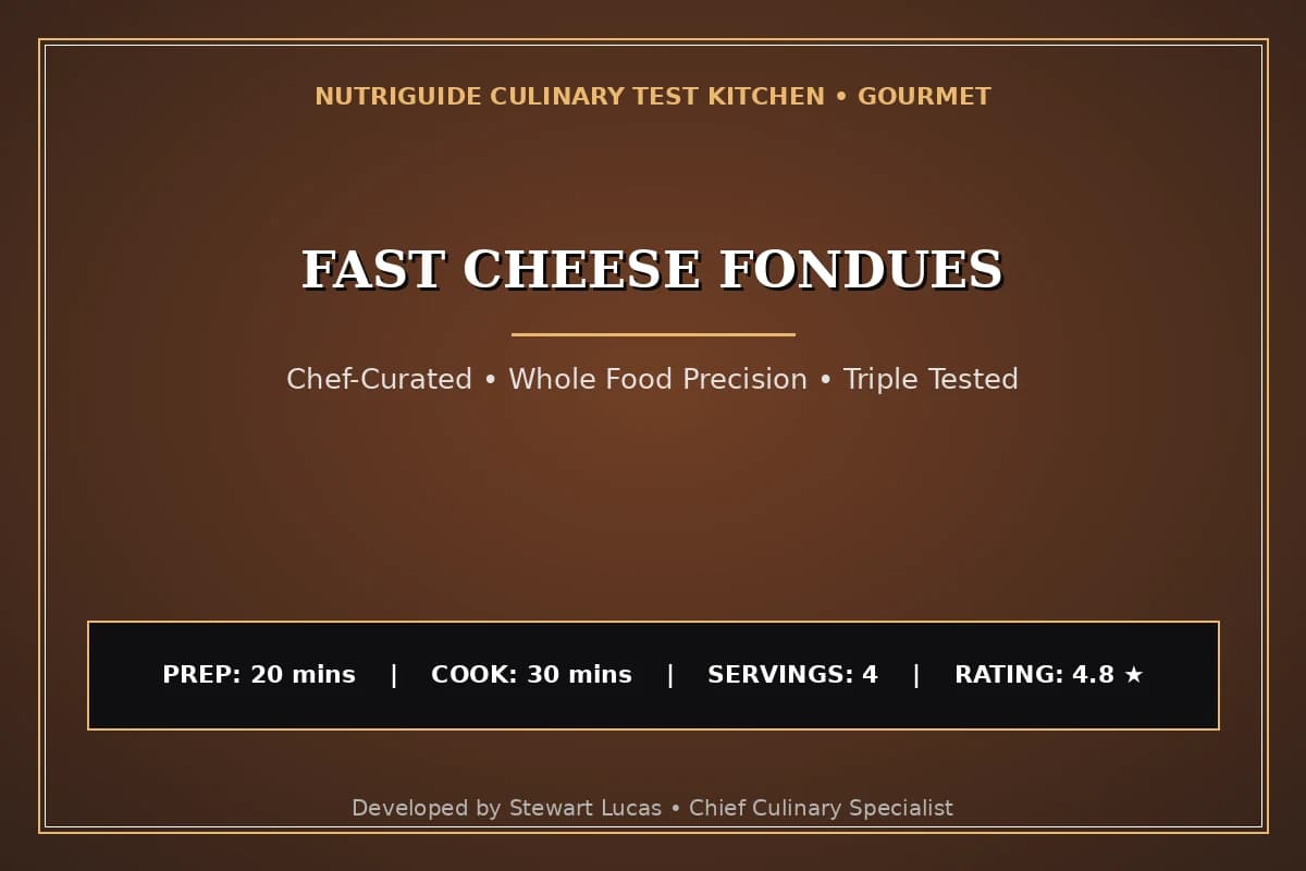 Fast Cheese Fondues