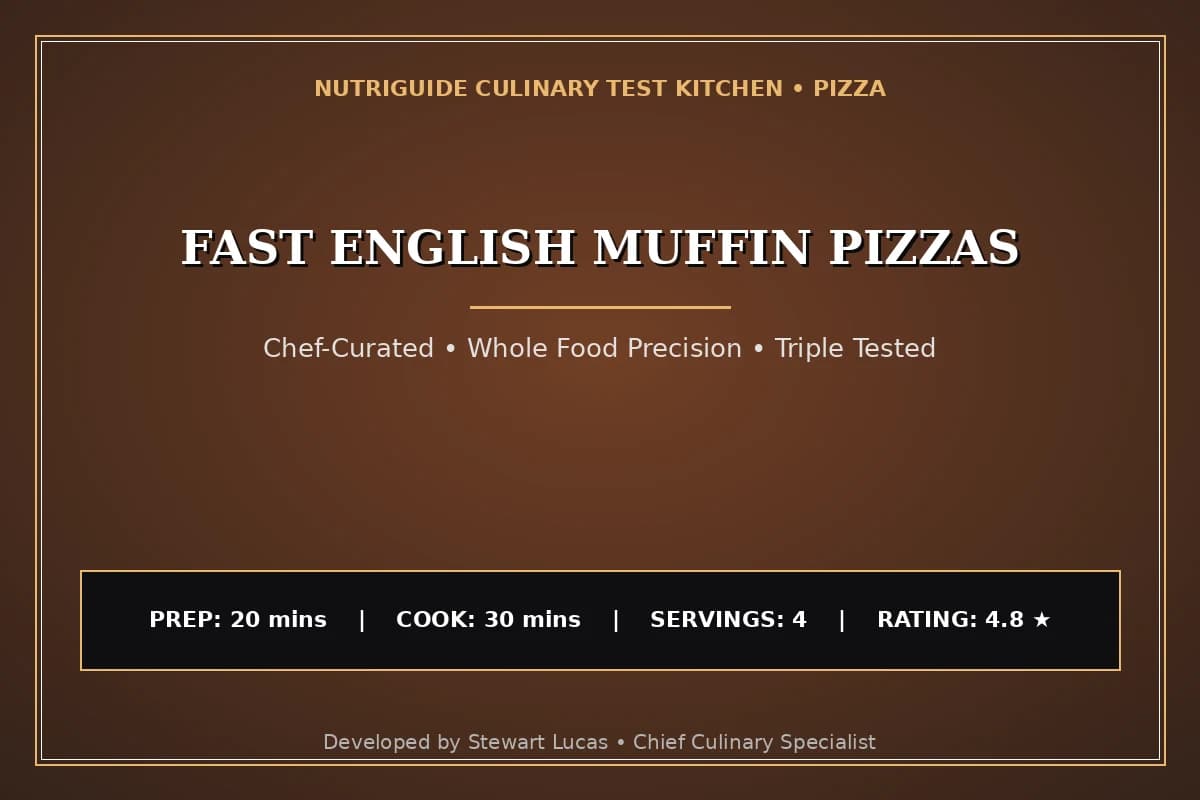 Fast English Muffin Pizzas