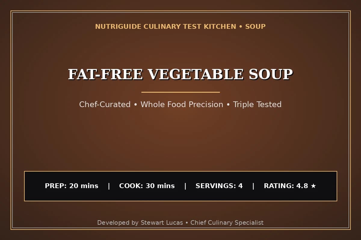 Fat-Free Vegetable Soup