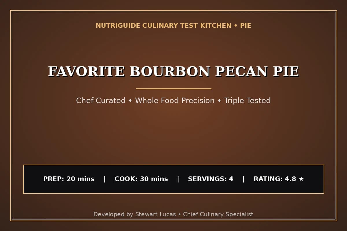Favorite Bourbon Pecan Pie