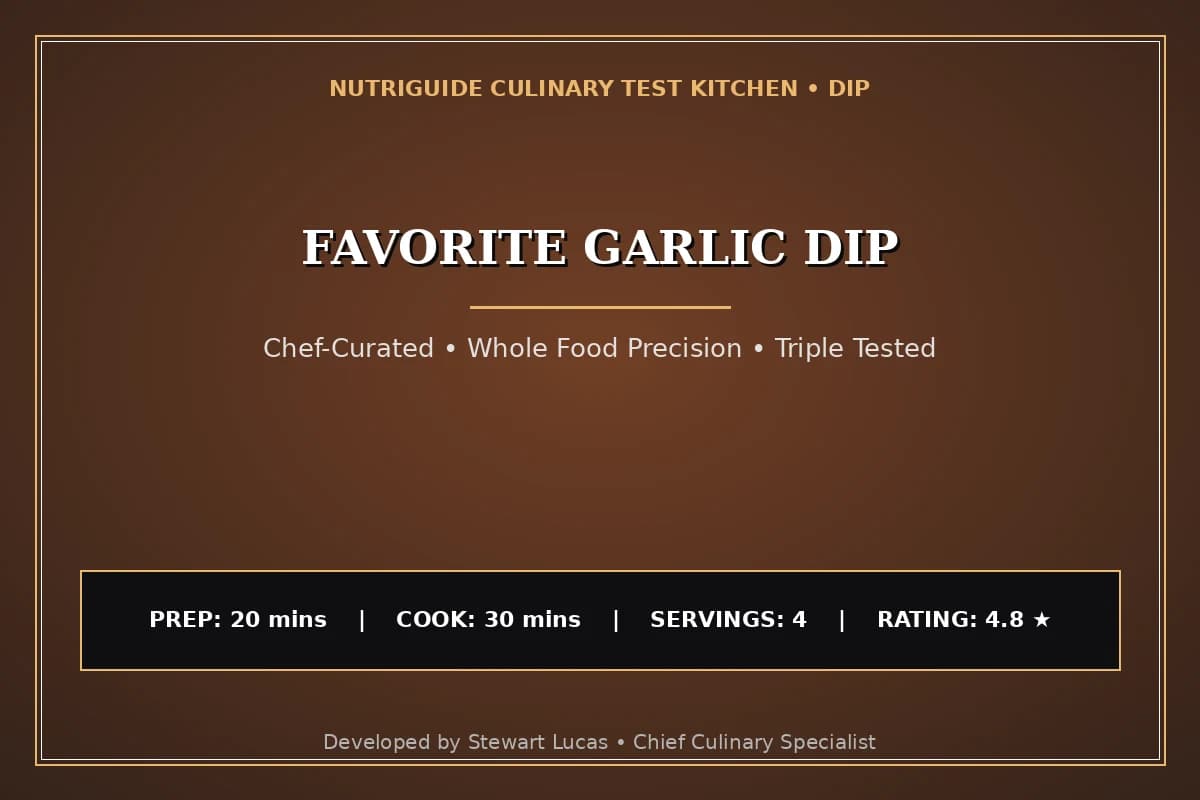 Favorite Garlic Dip
