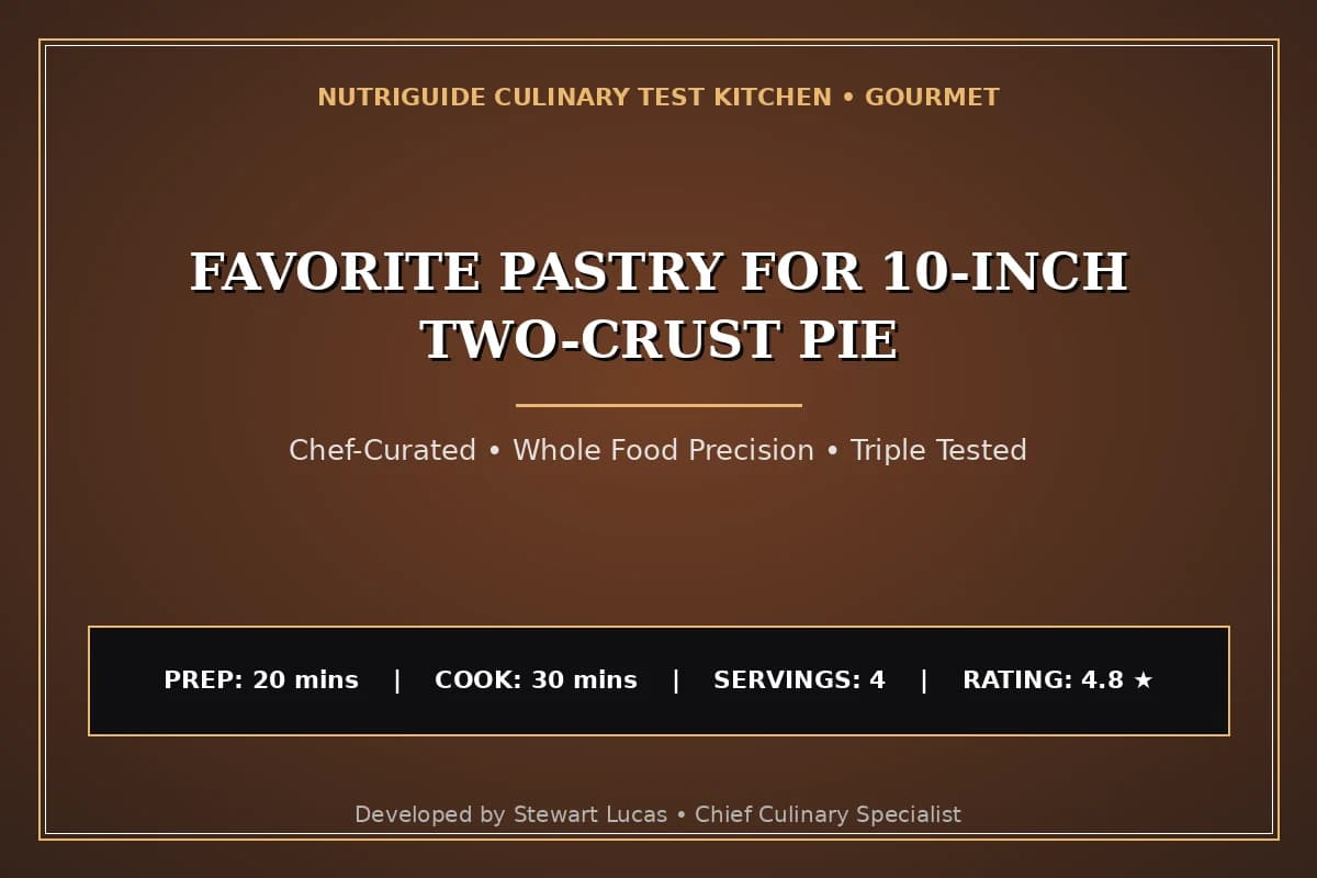 Favorite Pastry For 10-Inch Two-Crust Pie