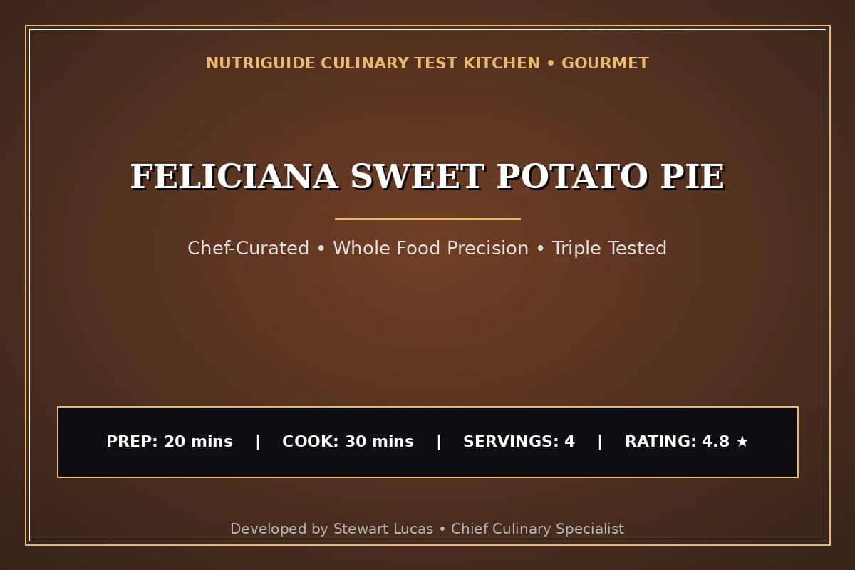 Feliciana Sweet Potato Pie