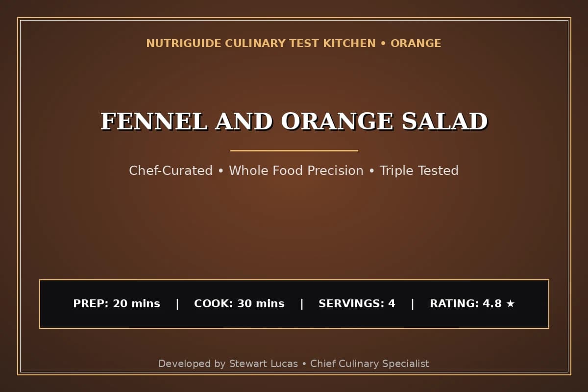 Fennel And Orange Salad