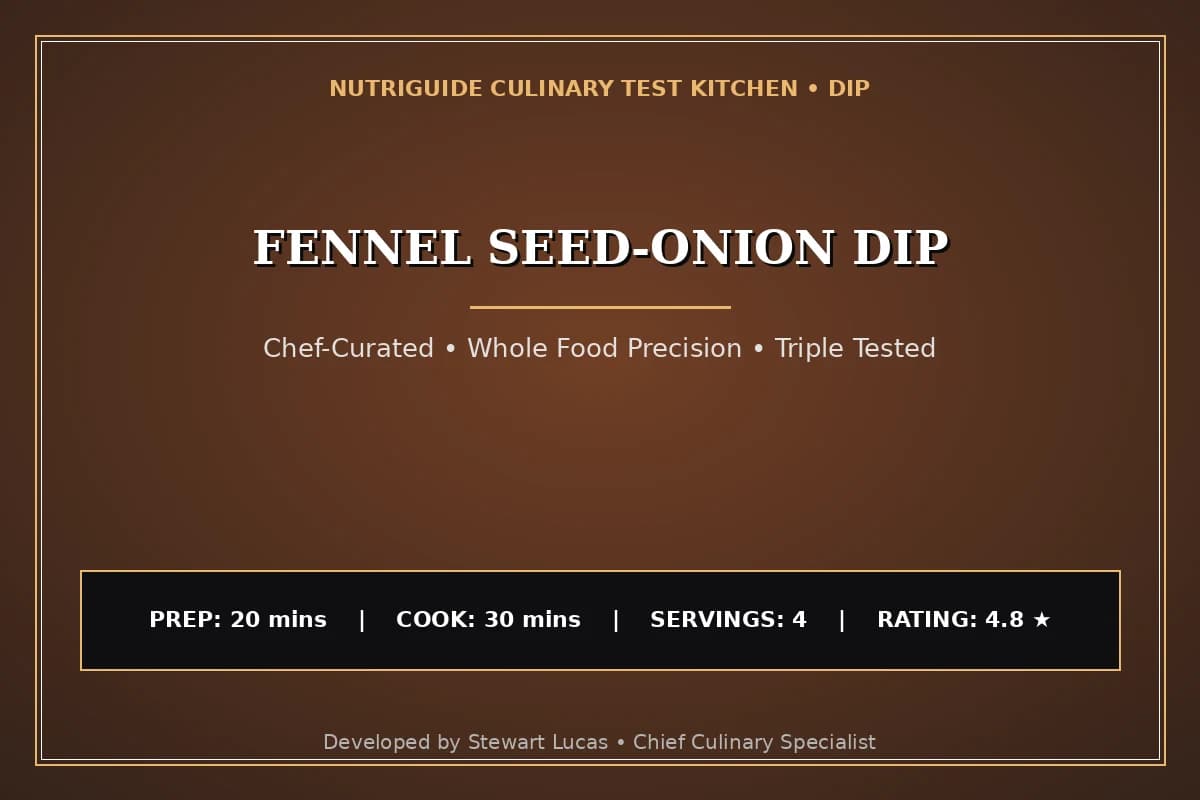 Fennel Seed-Onion Dip