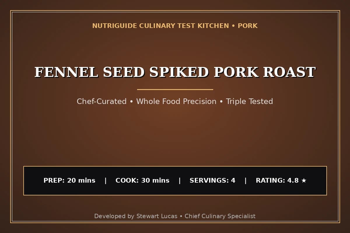 Fennel Seed Spiked Pork Roast
