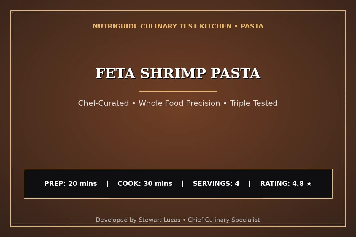 Feta Shrimp Pasta
