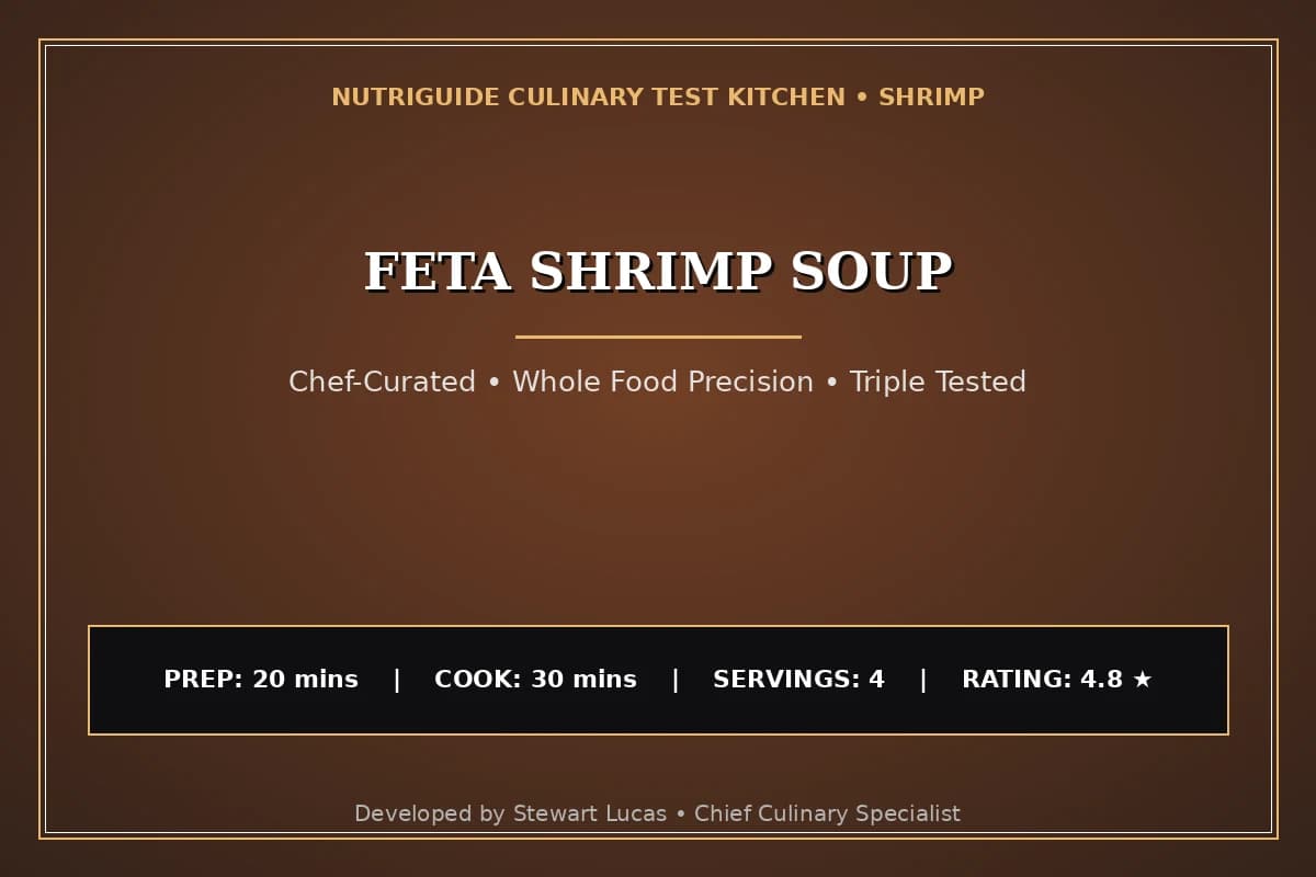 Feta Shrimp Soup