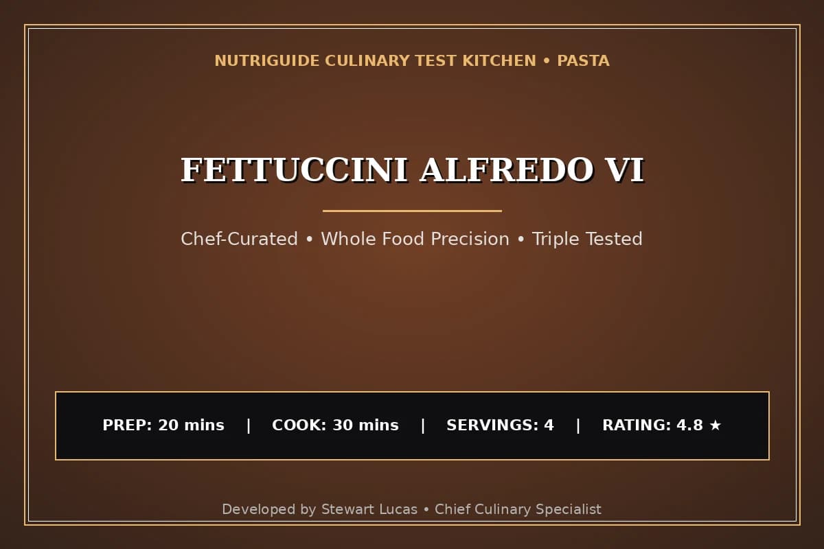 Fettuccini Alfredo Vi