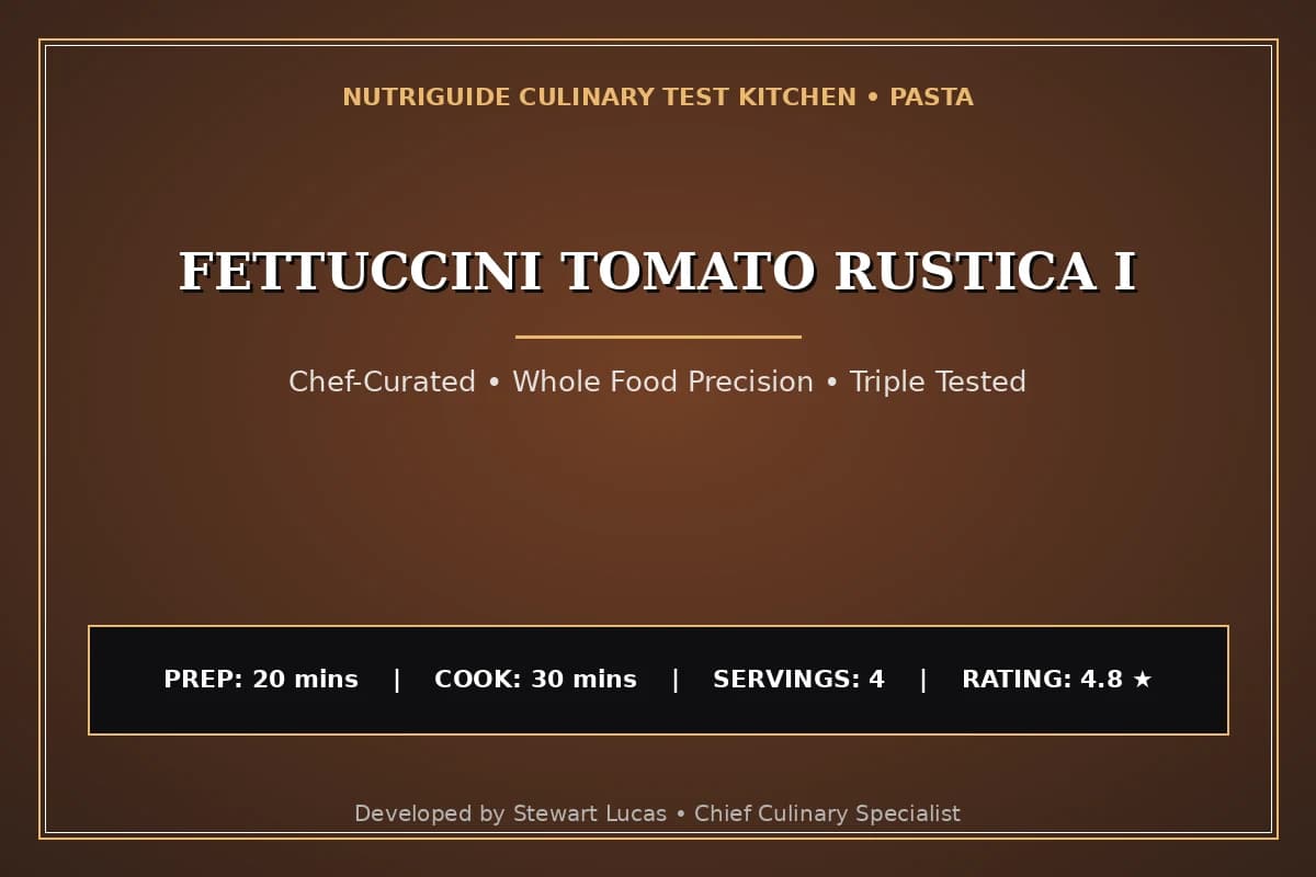 Fettuccini Tomato Rustica I