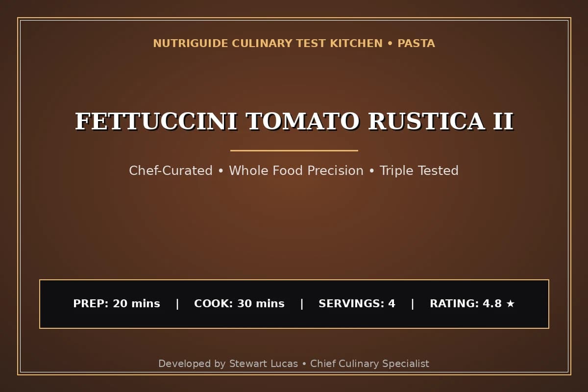 Fettuccini Tomato Rustica Ii