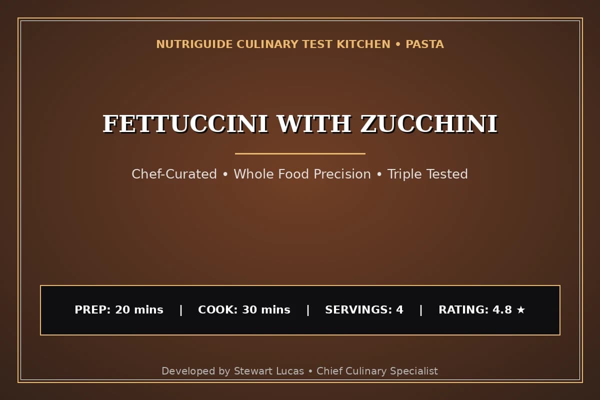 Fettuccini With Zucchini