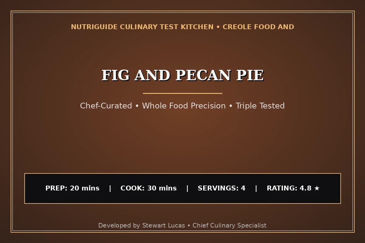 Fig And Pecan Pie
