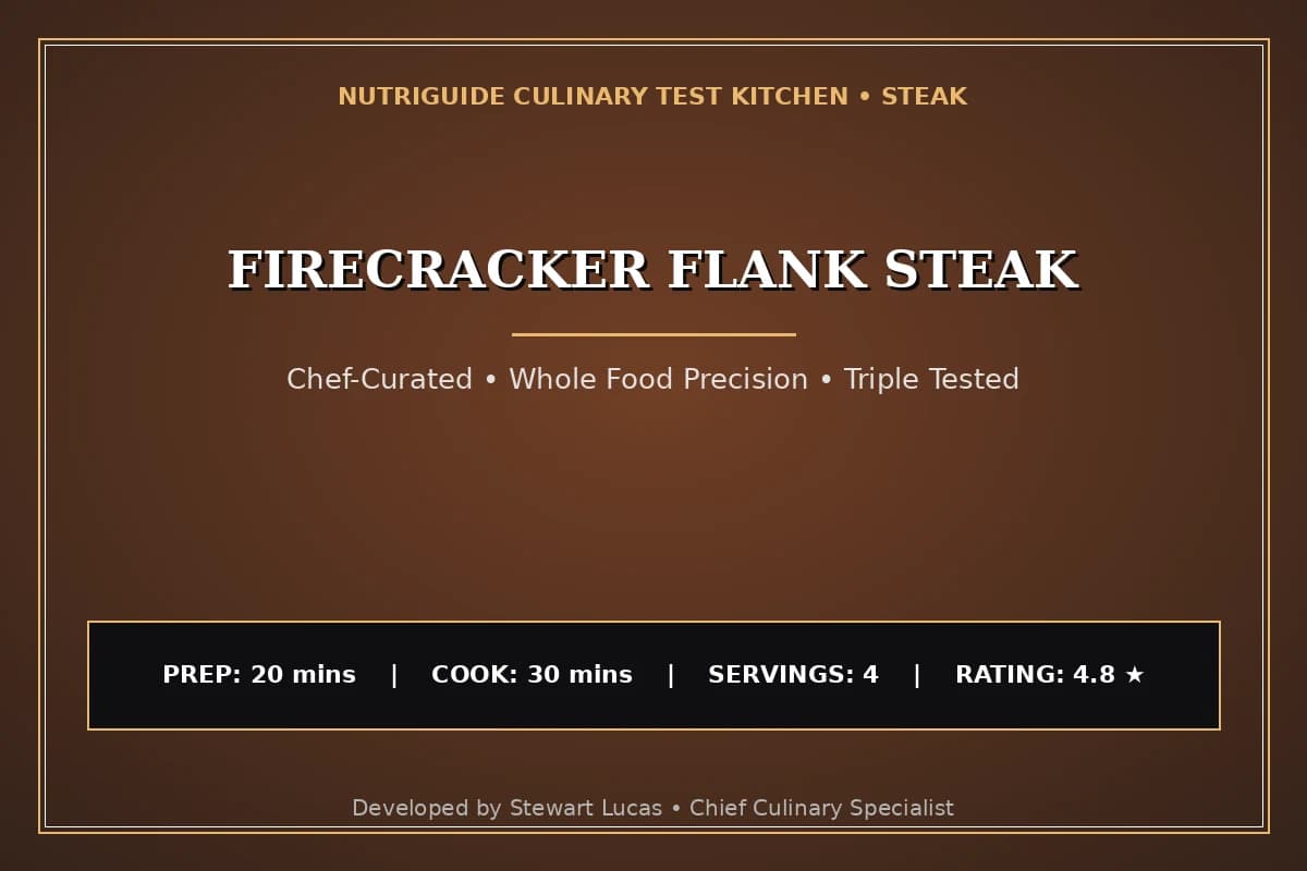 Firecracker Flank Steak