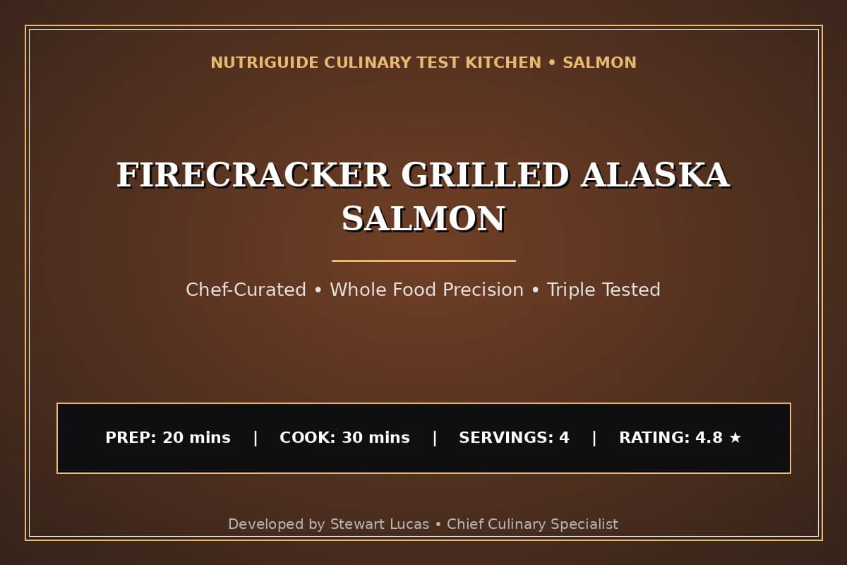 Firecracker Grilled Alaska Salmon