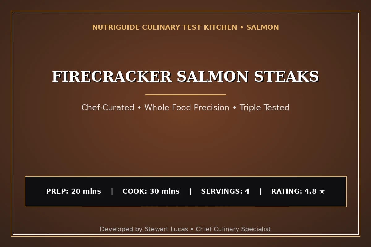 Firecracker Salmon Steaks