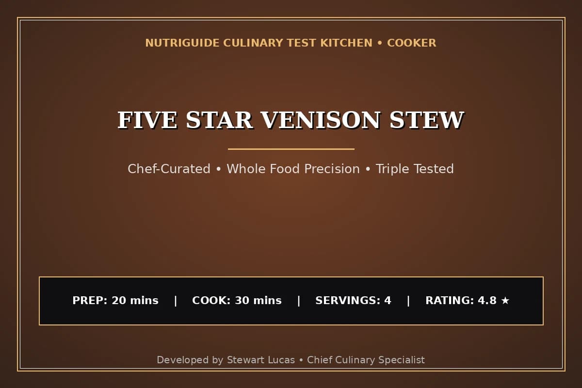 Five Star Venison Stew