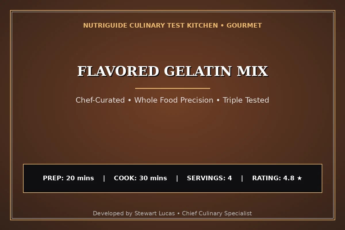 Flavored Gelatin Mix