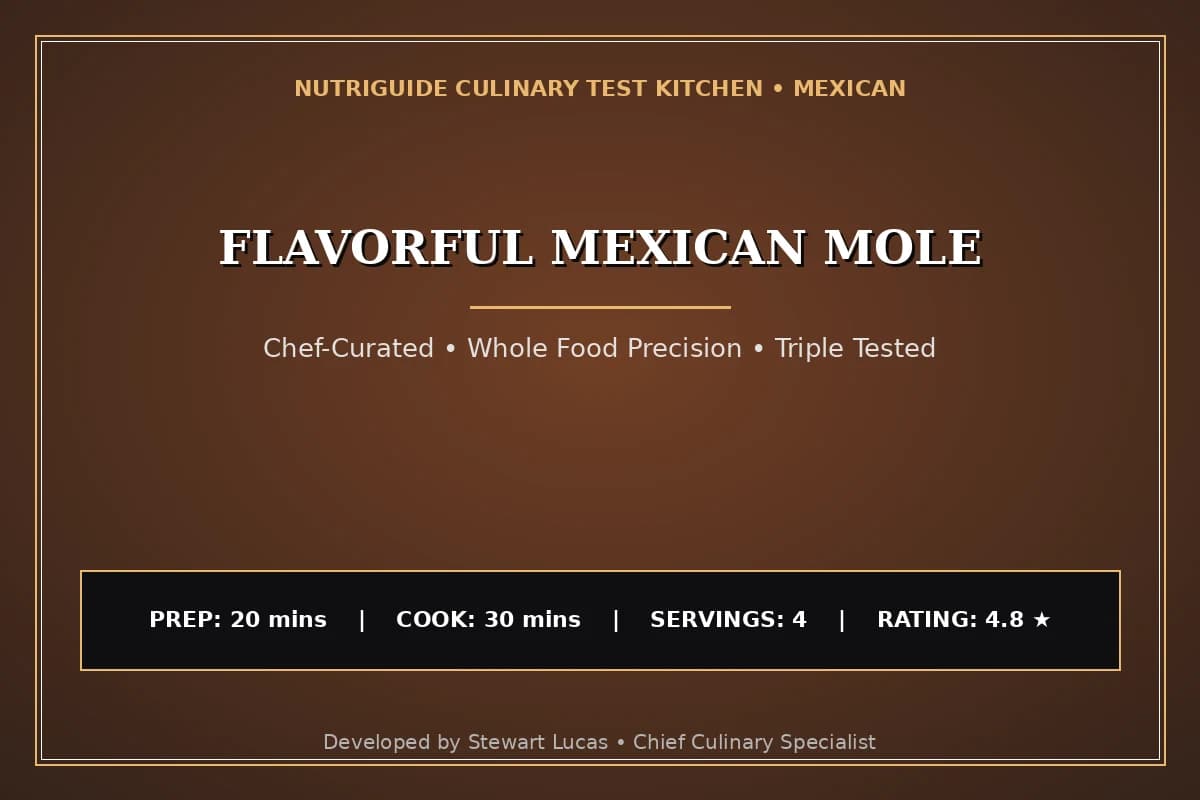Flavorful Mexican Mole