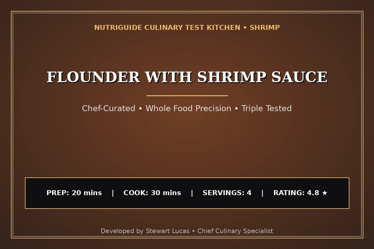 Flounder With Shrimp Sauce