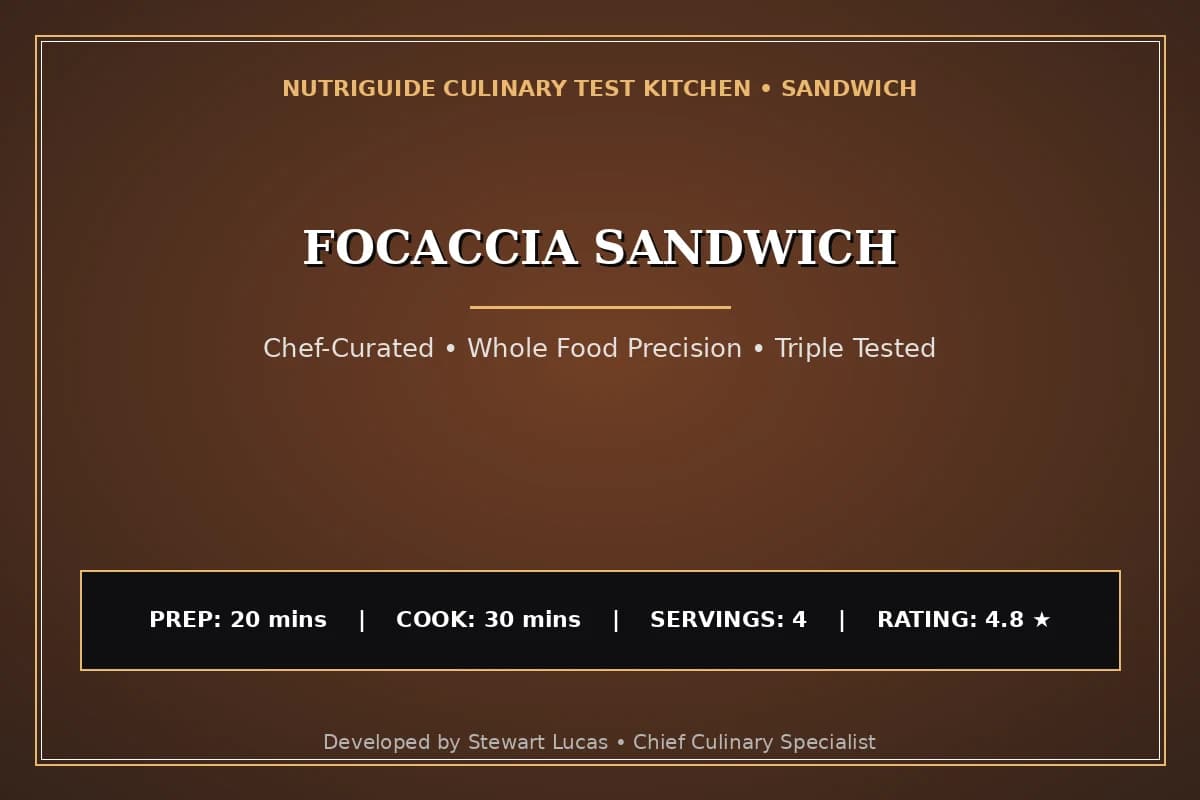 Focaccia Sandwich