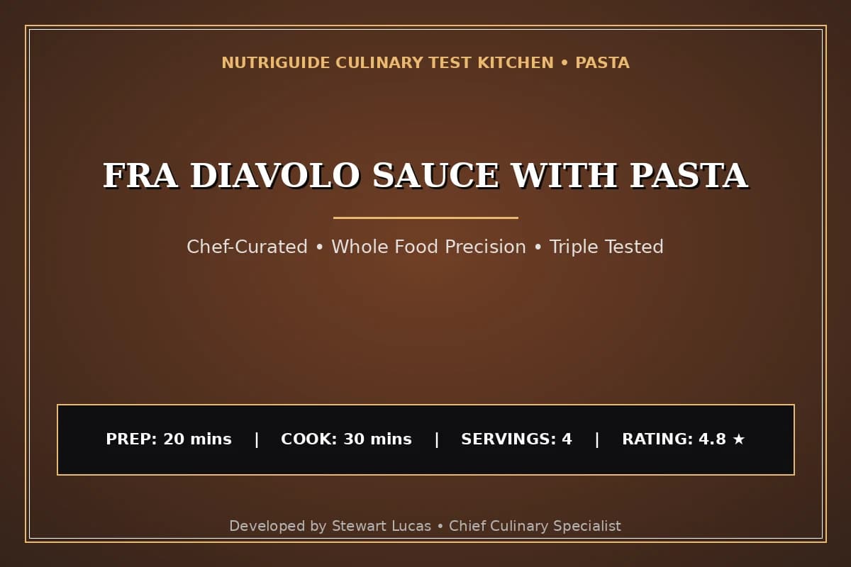 Fra Diavolo Sauce With Pasta