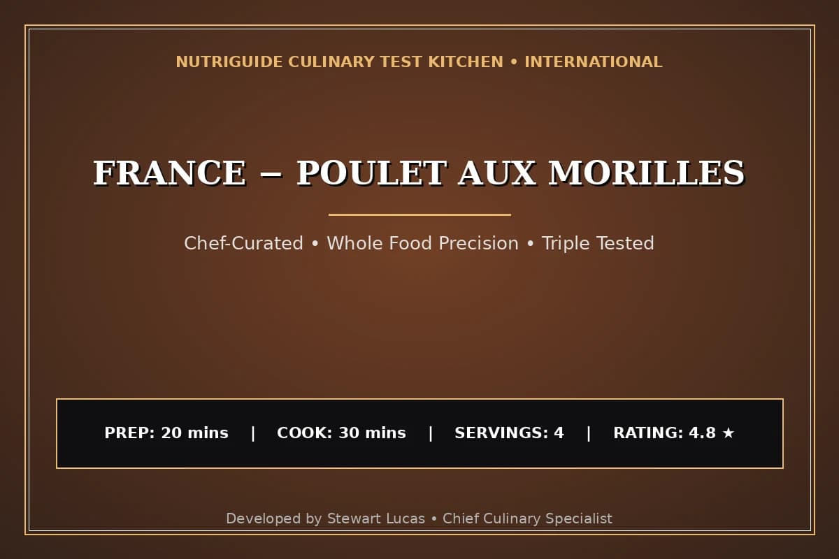 France − Poulet Aux Morilles