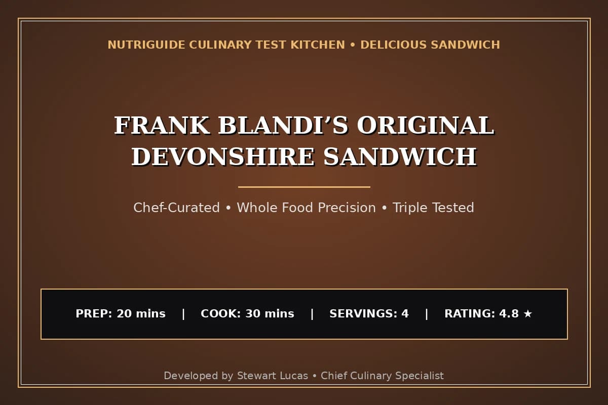 Frank Blandi’S Original Devonshire Sandwich