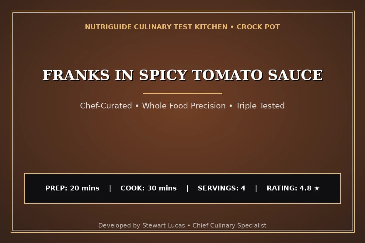 Franks In Spicy Tomato Sauce