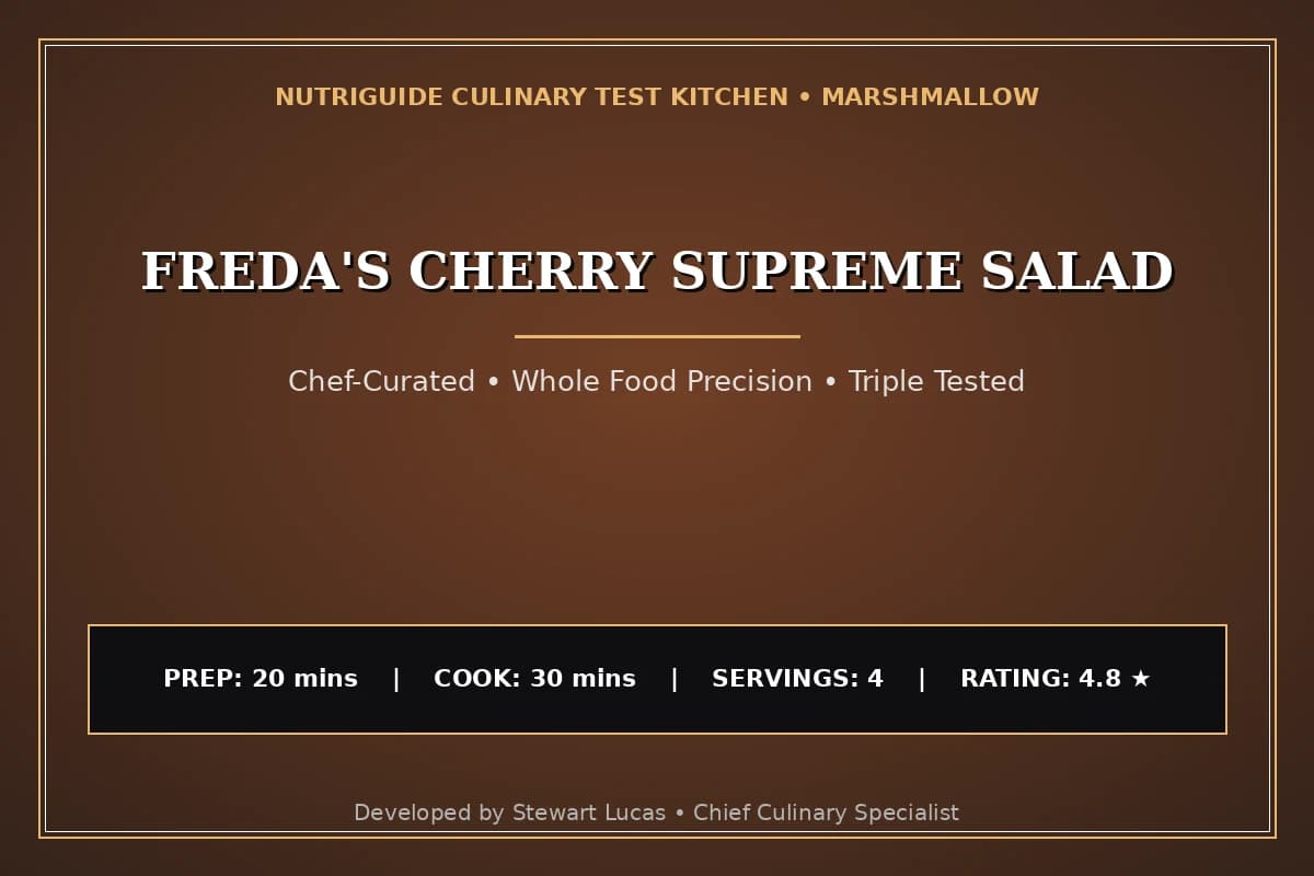 Freda'S Cherry Supreme Salad