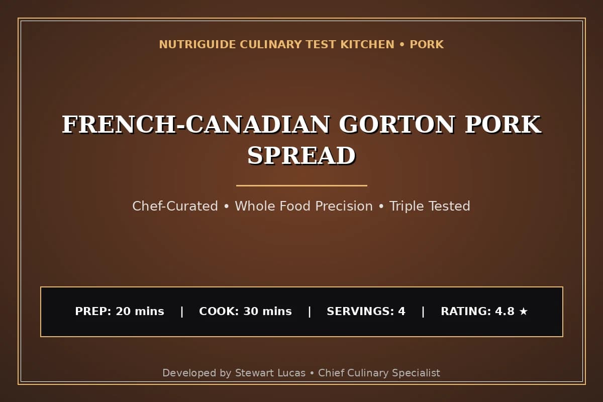 French-Canadian Gorton Pork Spread
