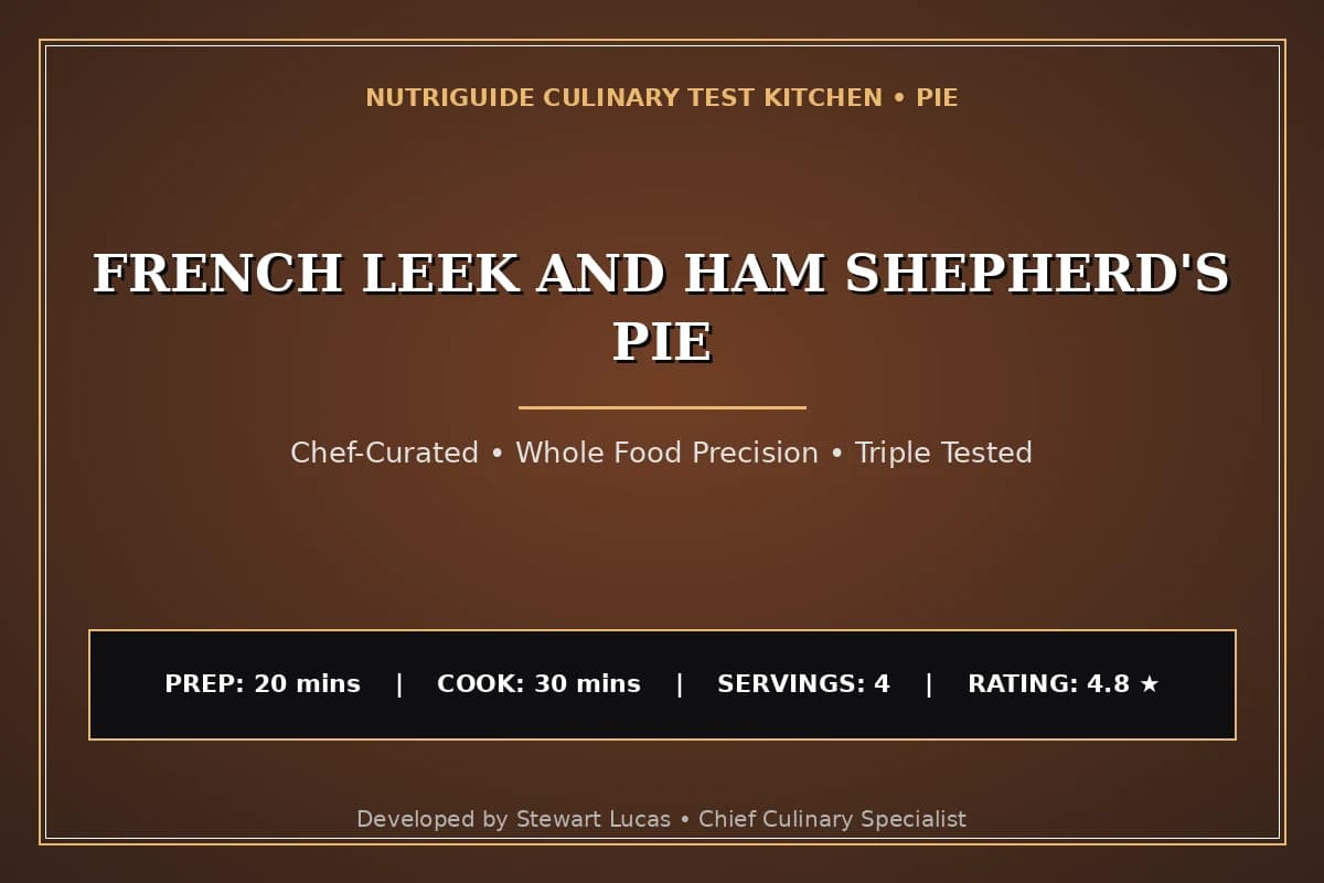 French Leek And Ham Shepherd'S Pie