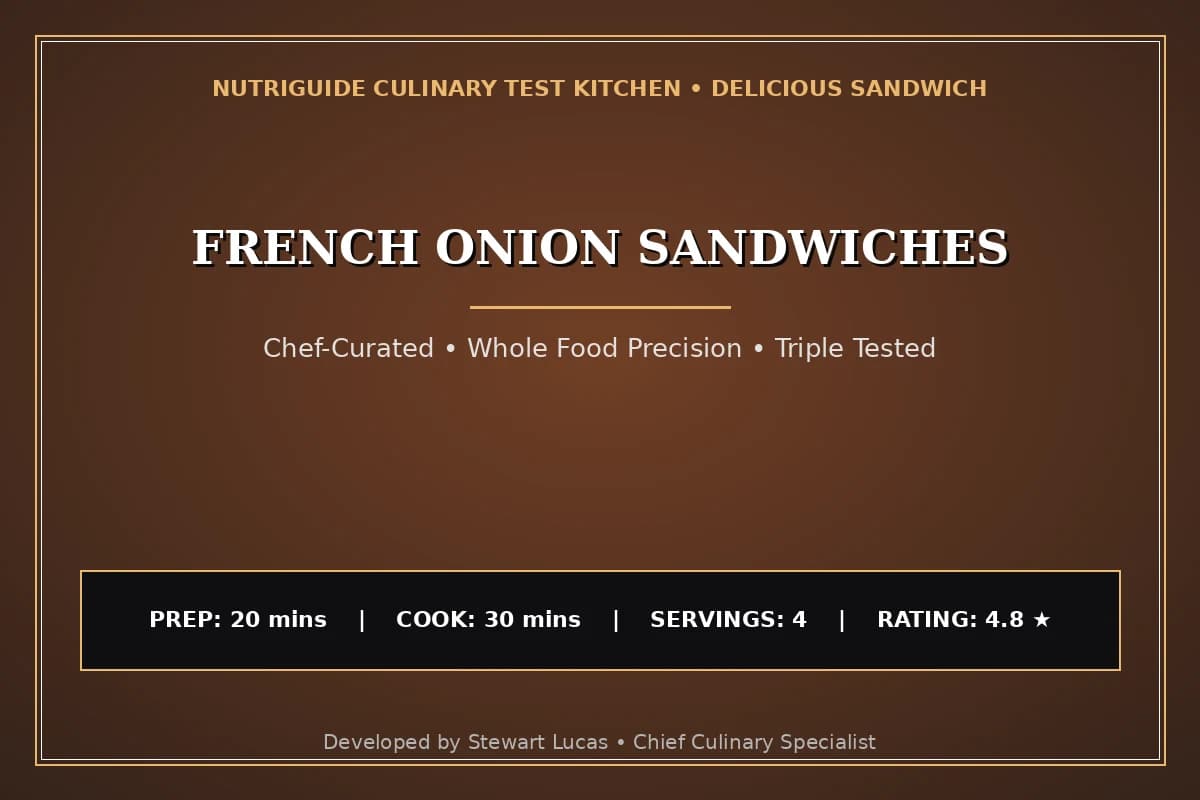 French Onion Sandwiches