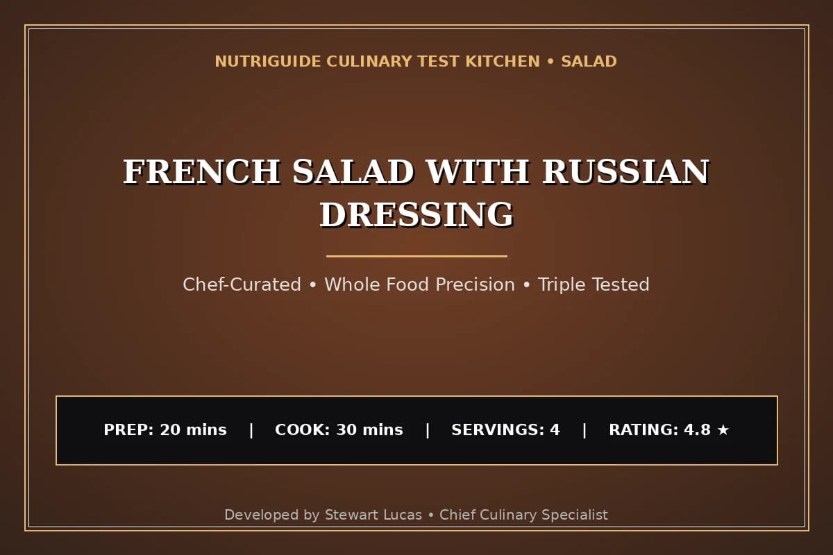 French Salad With Russian Dressing