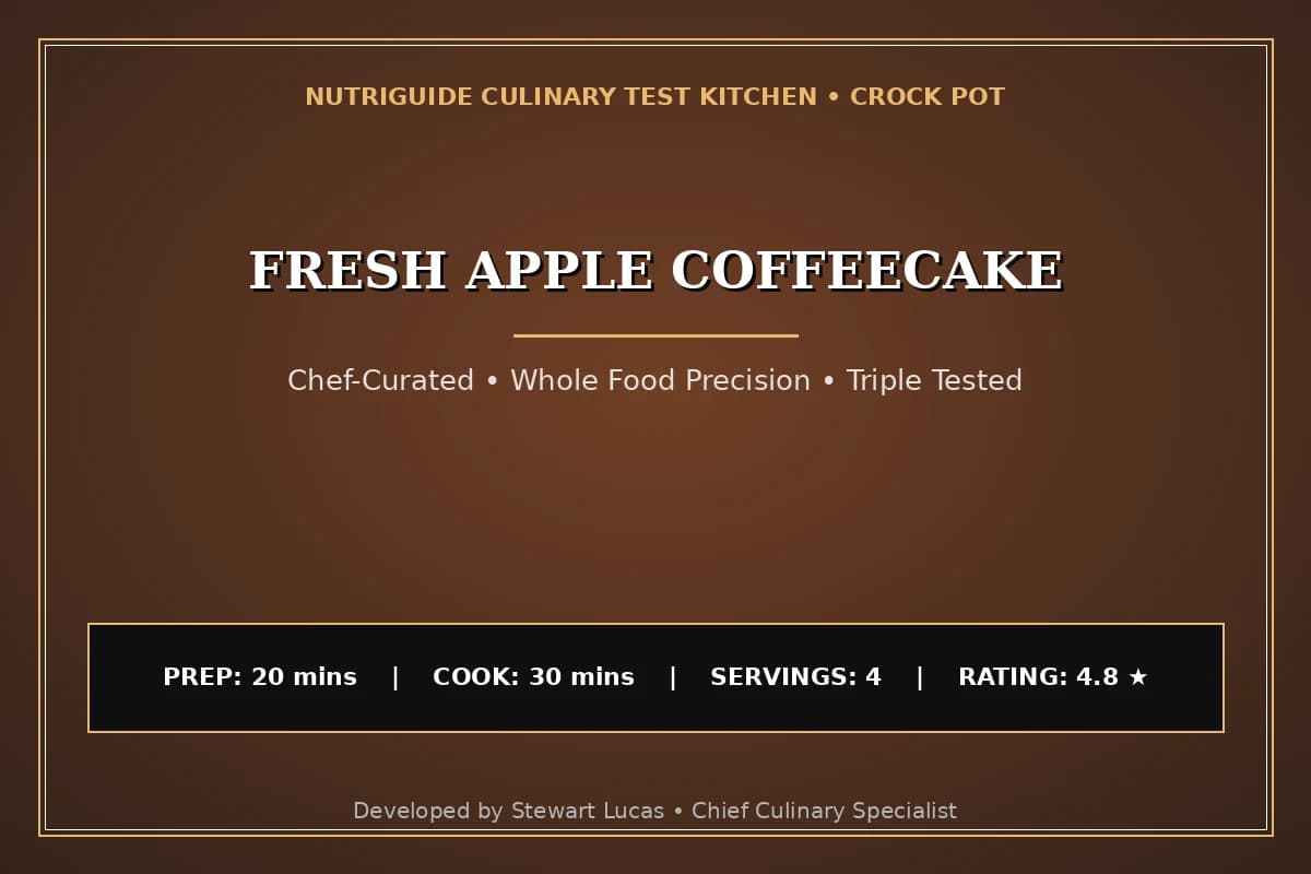 Fresh Apple Coffeecake