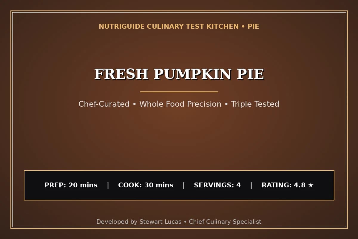 Fresh Pumpkin Pie