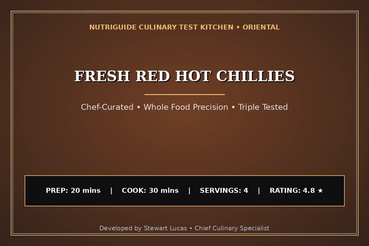 Fresh Red Hot Chillies