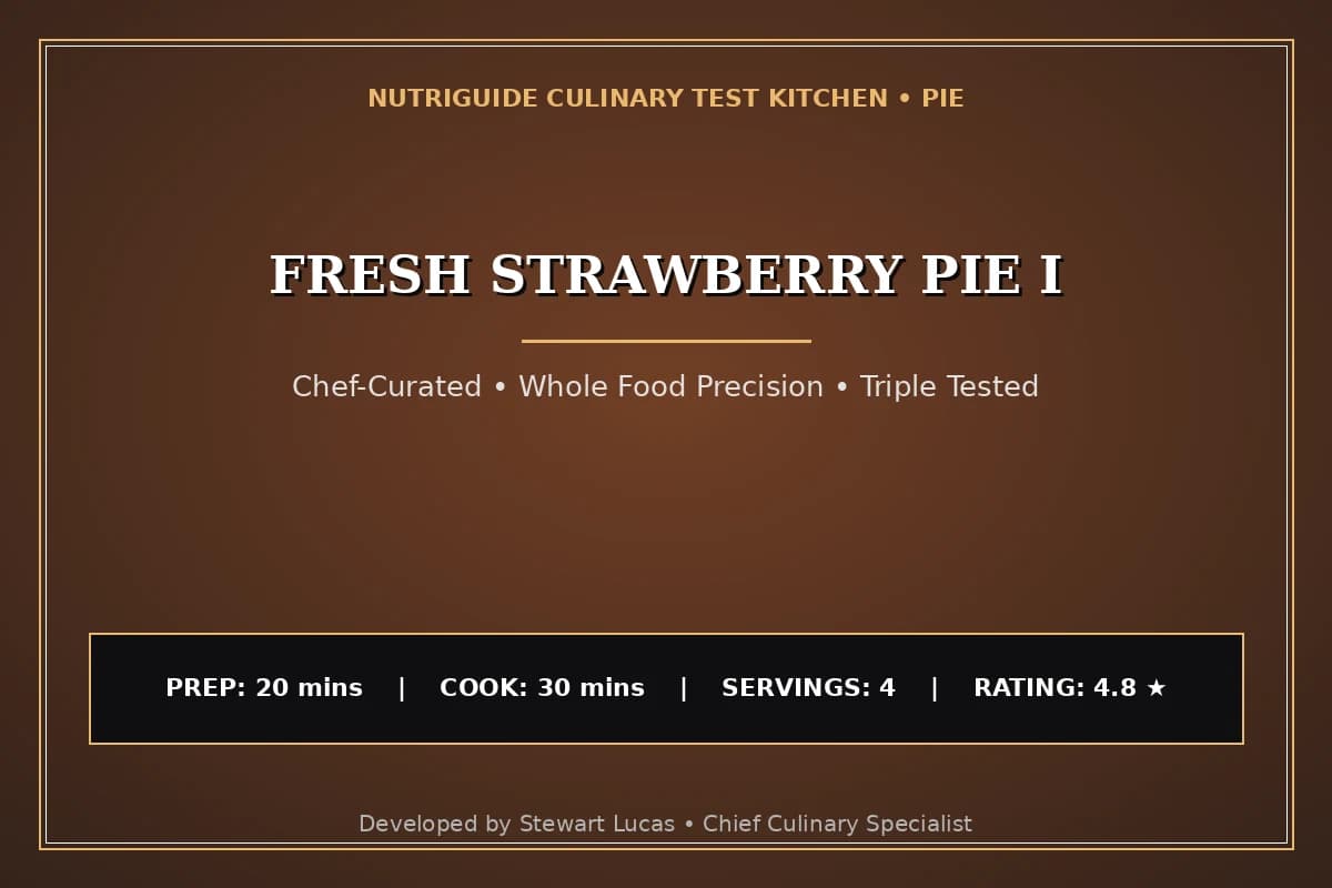 Fresh Strawberry Pie I
