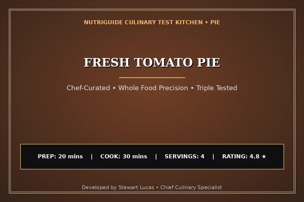 Fresh Tomato Pie