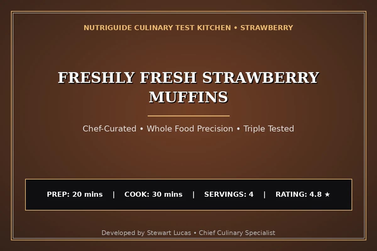 Freshly Fresh Strawberry Muffins