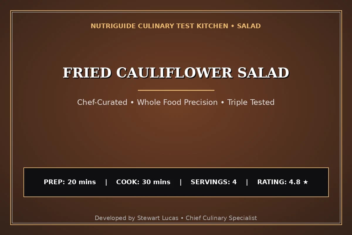 Fried Cauliflower Salad