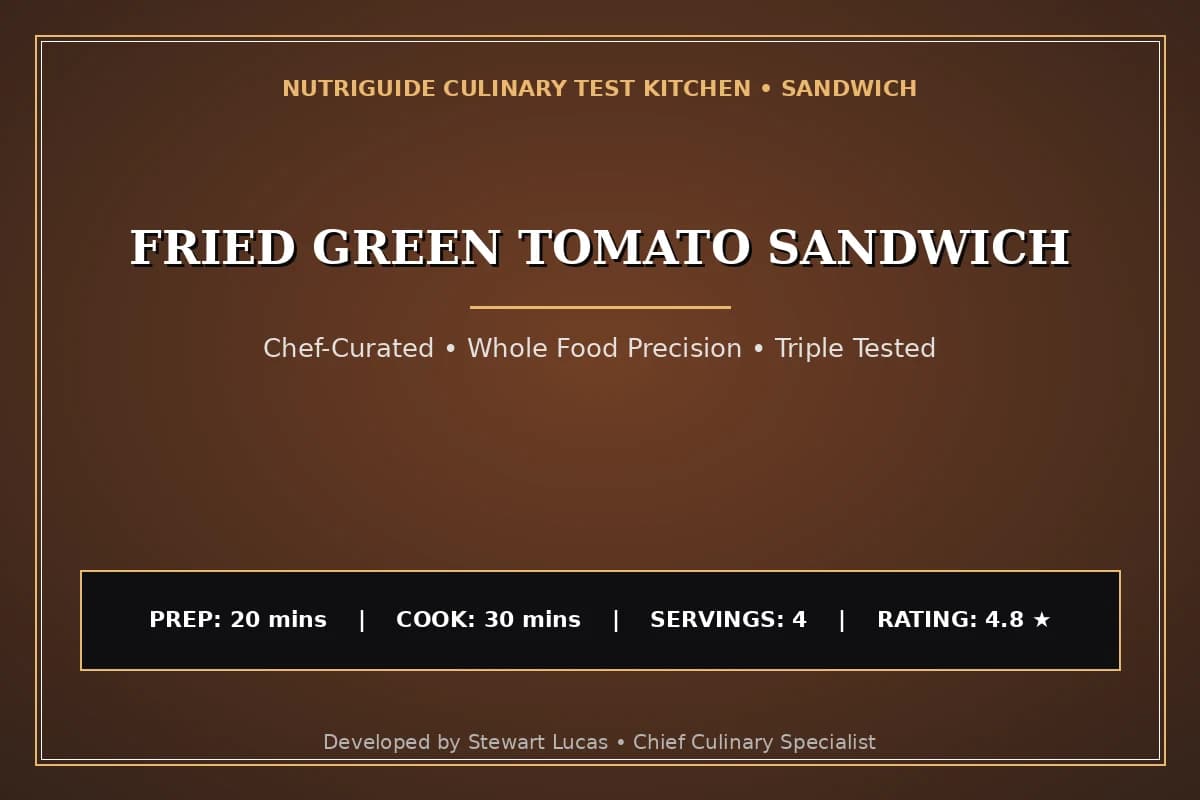 Fried Green Tomato Sandwich