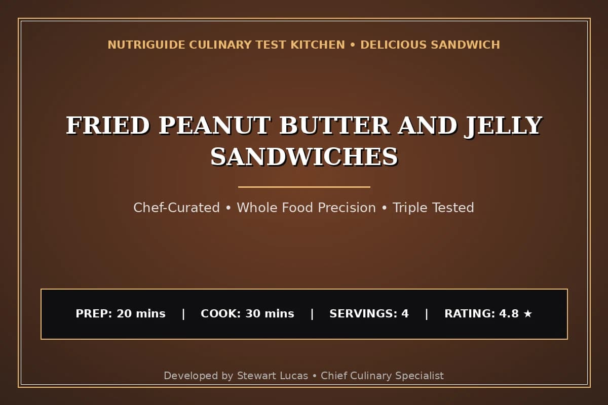 Fried Peanut Butter And Jelly Sandwiches