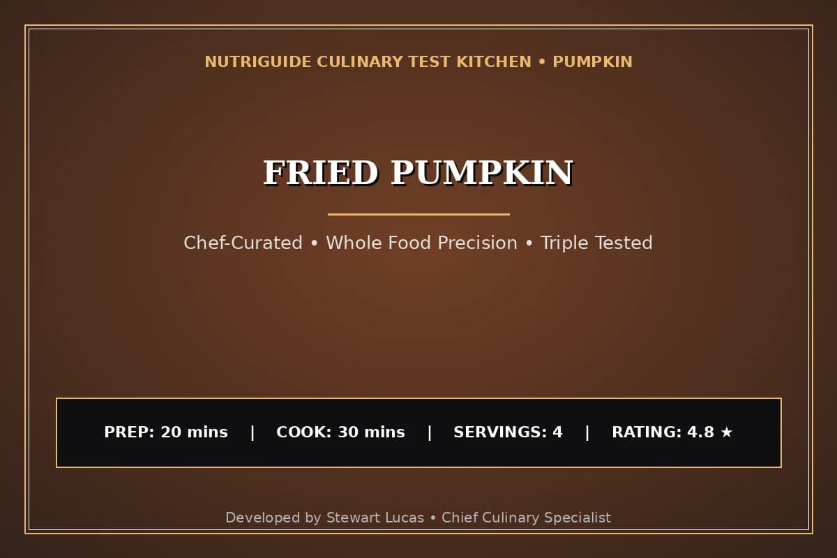 Fried Pumpkin