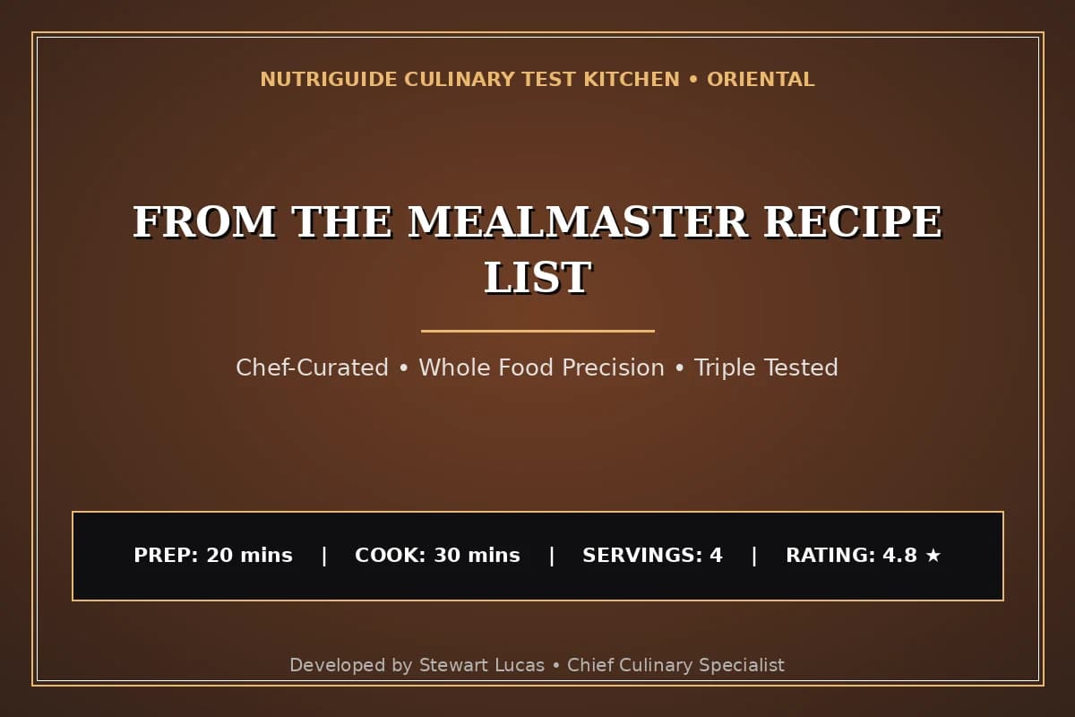 From The Mealmaster Recipe List