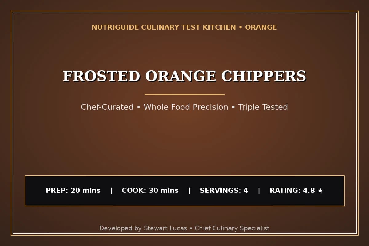 Frosted Orange Chippers